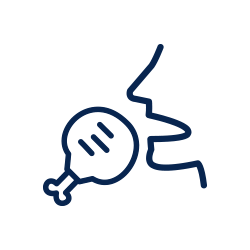 치아교정 주의사항 - 딱딱하거나 질긴 음식 피하기